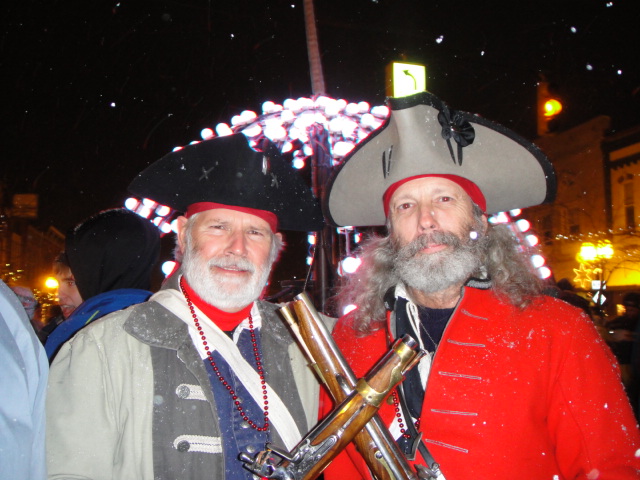 Two men dressed in costume